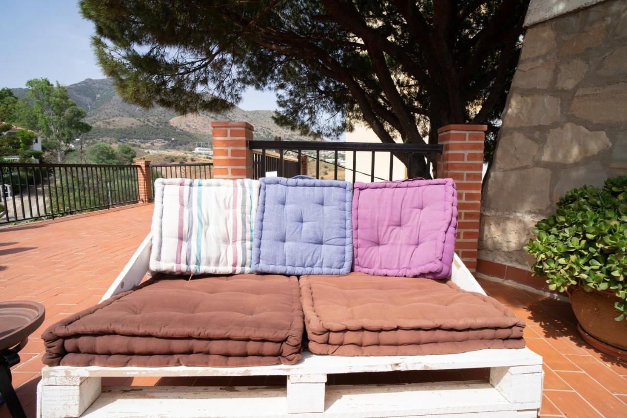 Casa Ancladero Big Rooftop Terrace, 2 Bedroom Guesthouse W Garden And View Fuengirola Exterior foto