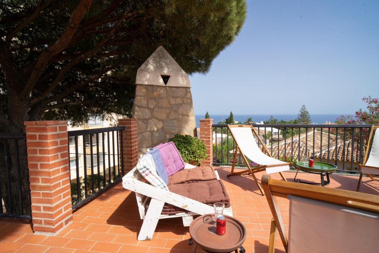 Casa Ancladero Big Rooftop Terrace, 2 Bedroom Guesthouse W Garden And View Fuengirola Exterior foto