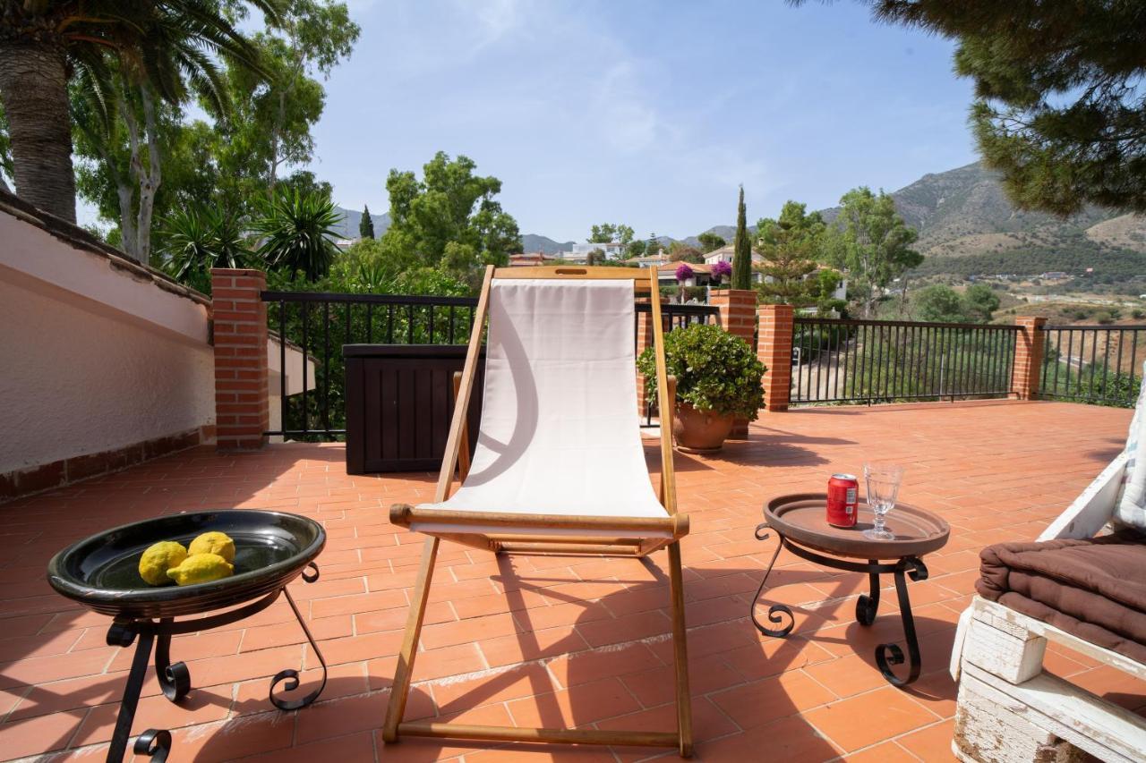 Casa Ancladero Big Rooftop Terrace, 2 Bedroom Guesthouse W Garden And View Fuengirola Exterior foto